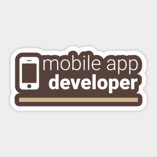 Mobile App Developer Sticker